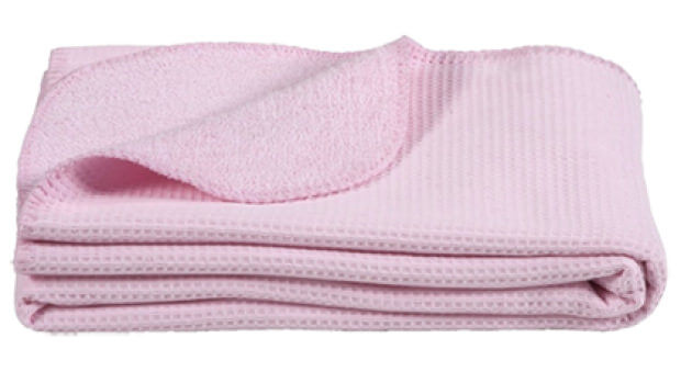 Leen Bakker roze babydeken