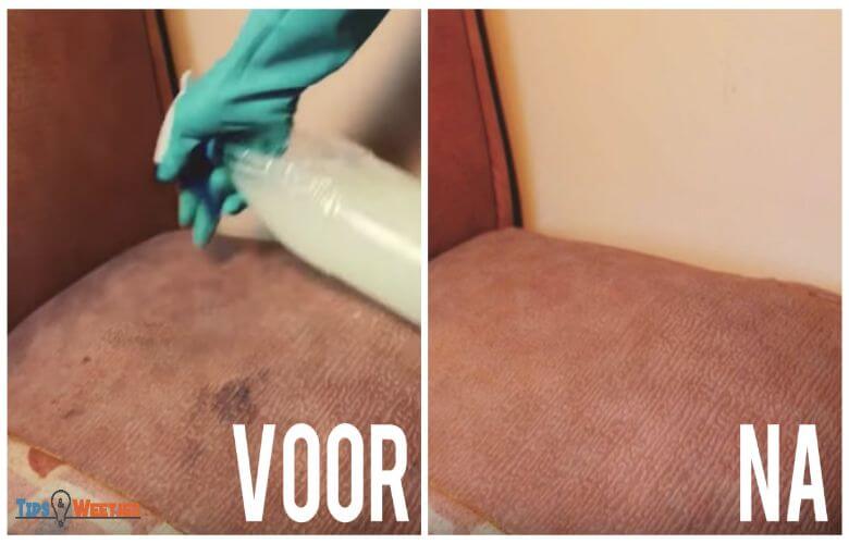 vieze bank? met dit simpele middeltje is-ie weer zo goed als nieuw